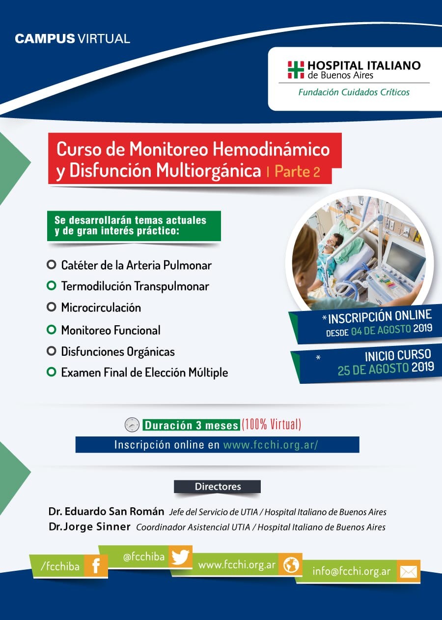 Curso de Monitoreo Hemodinmico Y Disfuncin Multiorgnica