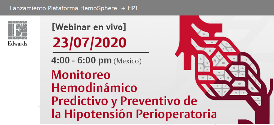 Webinar - Monitoreo Hemodinmico Predictivo y Preventivo de la Hipotensin Perioperatoria